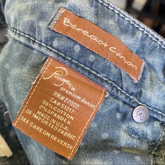 EUC Paige Olive Green Benedict Canyon Bootcut Jeans - Picture 10 of 10